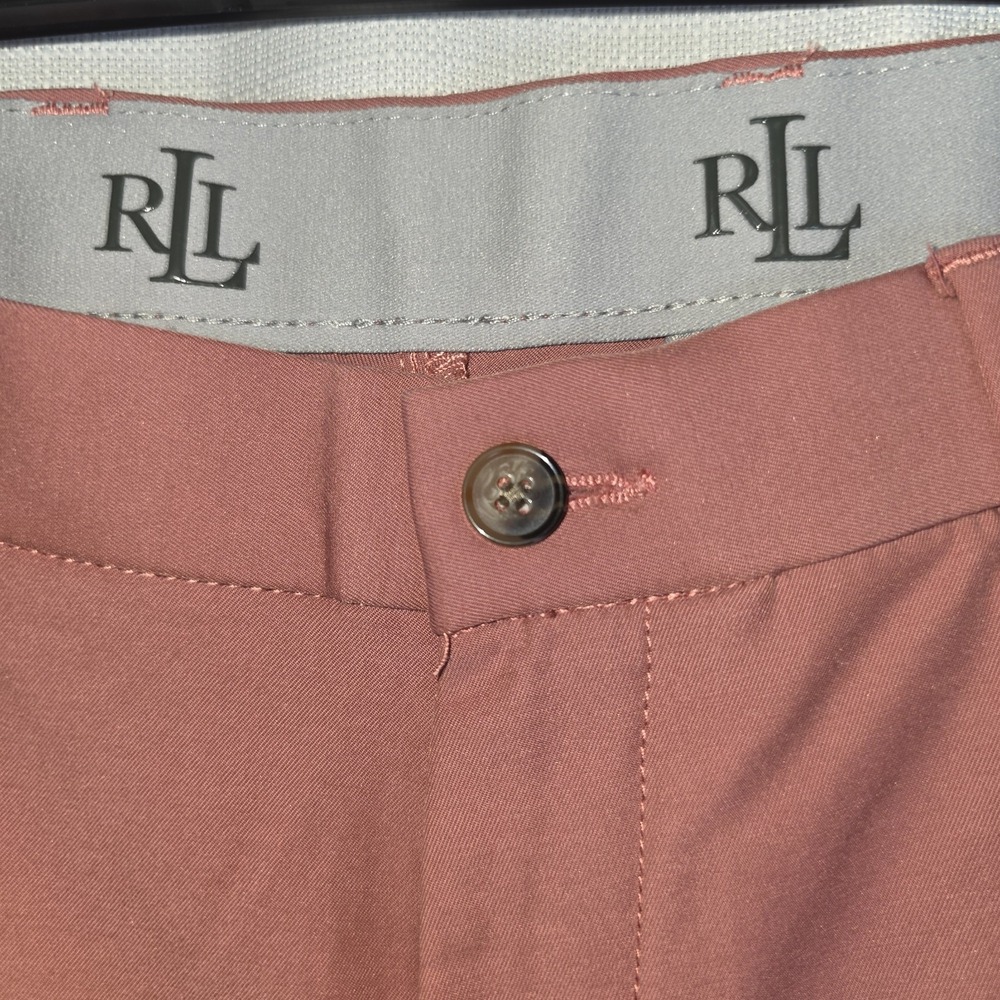 Lauren Ralph Lauren Mens 30/30 Pink Ultraflex Blk Label Dress Pants Performance - Picture 2 of 8